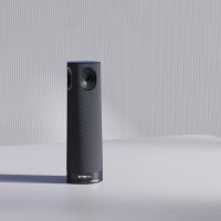 InfinityPro 360 Tower – 4K AI Conference Camera with 4 Lenses, 360° Mic & Speaker, USB-C – Compact Meeting Room Webcam for Hybrid Collaboration & Video Calls